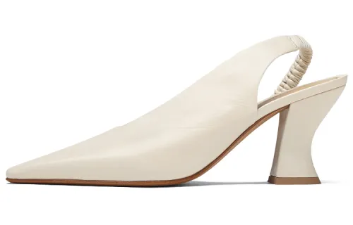 Bottega Veneta Almond High Heels Women's Sea Salt Color