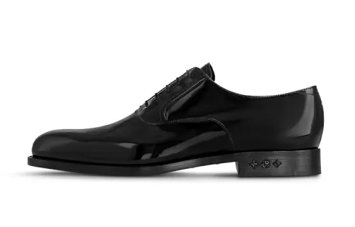 LOUIS VUITTON Varenne Dress Shoes Men's Black