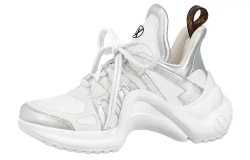 LOUIS VUITTON Lv Archlight Sneakers 'White Mini Monogram Silver' Women's