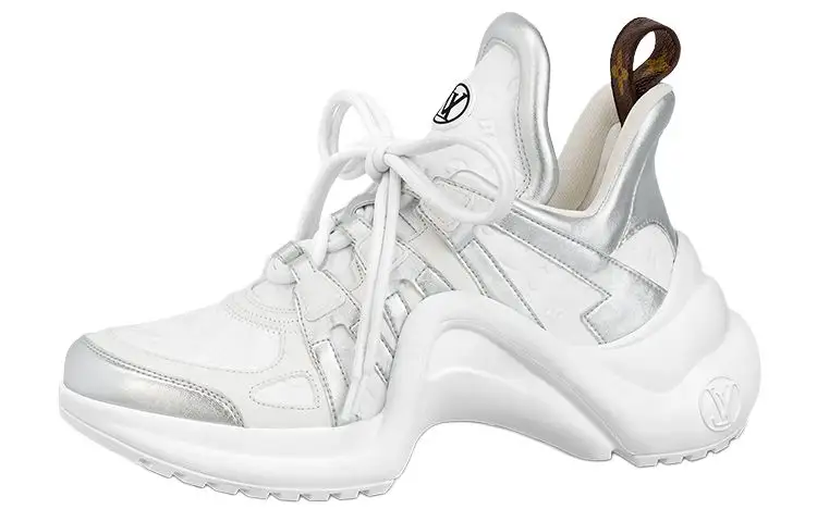 LOUIS VUITTON Lv Archlight Sneakers 'White Mini Monogram Silver' Women's