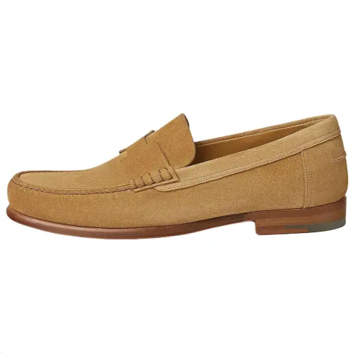 HERMES Kennedy Calfskin Casual Shoes 2.3cm Men's Brown