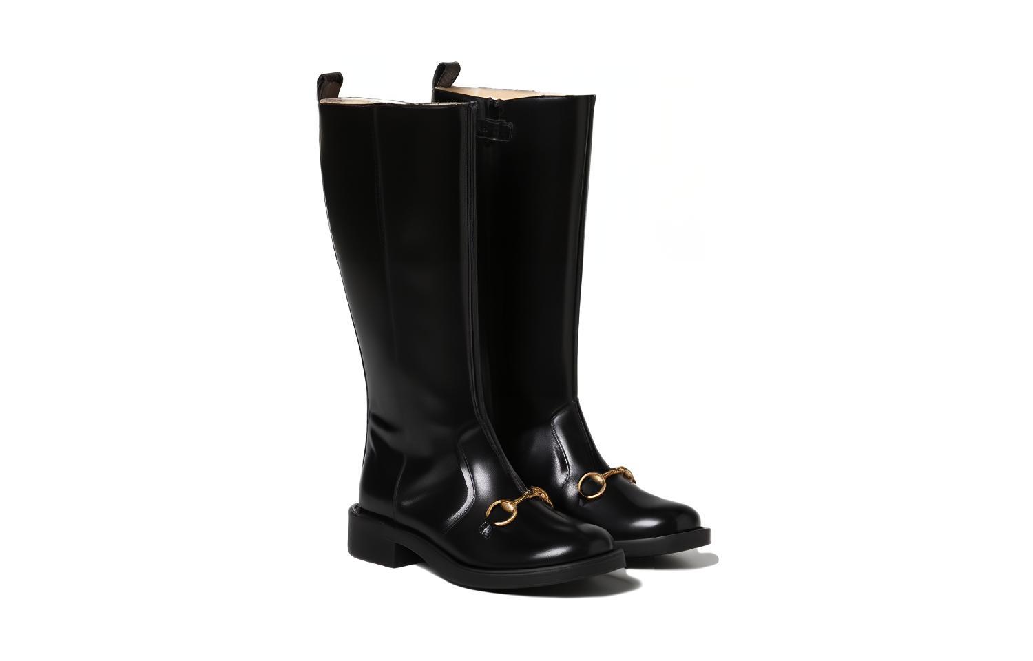 Сапоги Gucci (черные) — фото 3