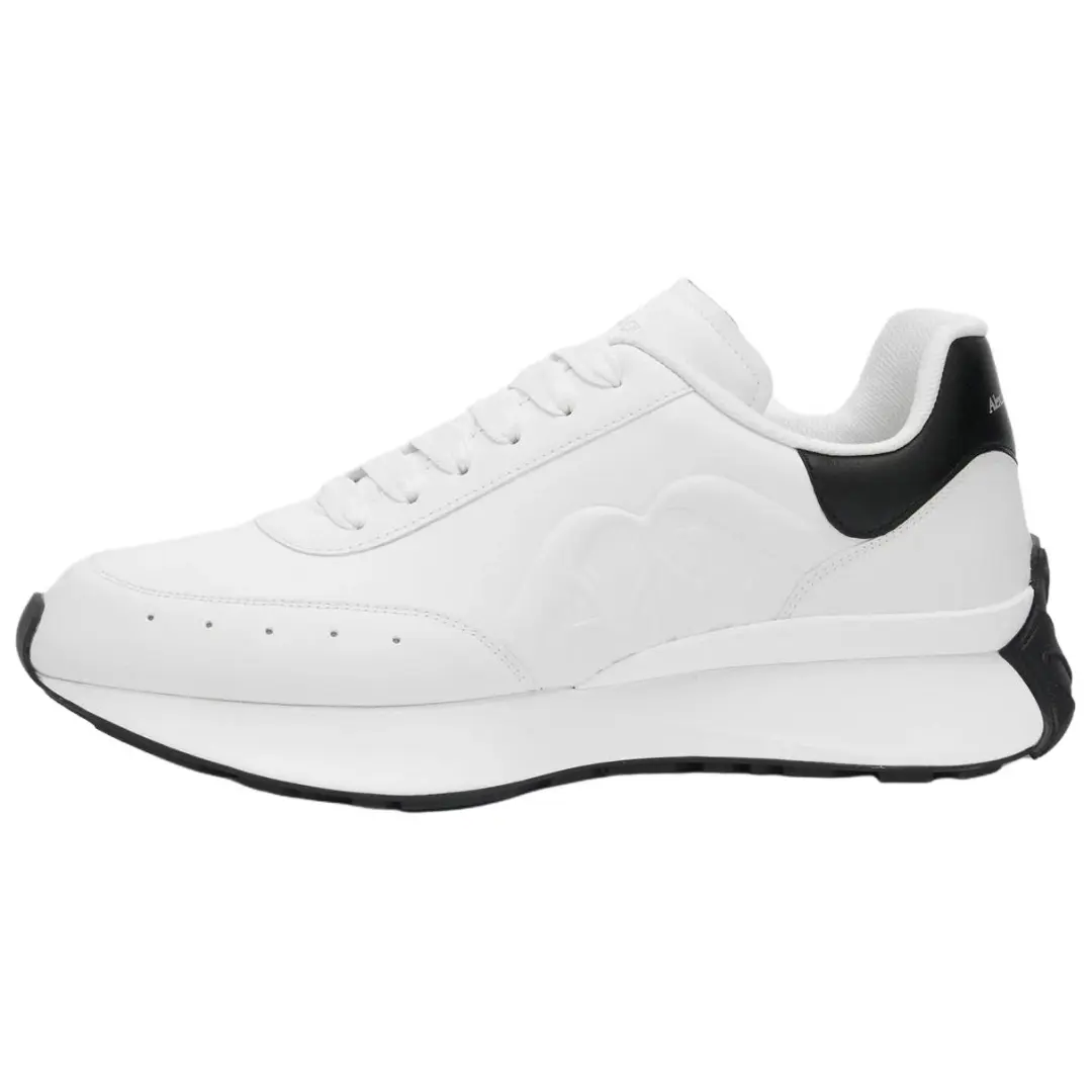 Alexander McQueen Sprint Runner Sneakers 'White Black' Women's