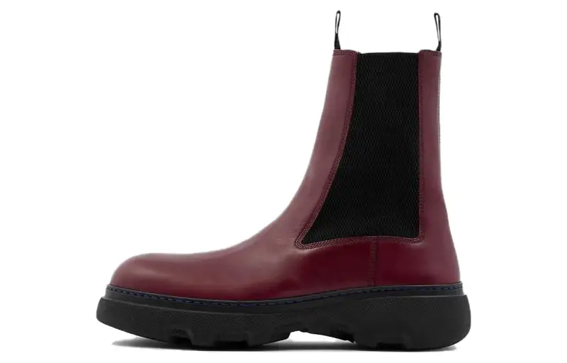 Burberry Chelsea Leather Ankle Boots