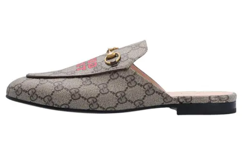 GUCCI Princetown Slipper Tiger Supreme Leather