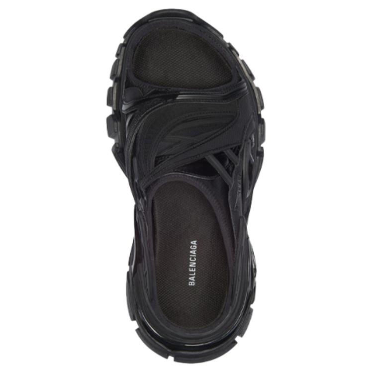 Balenciaga Track Slide Sandal 'Black' Women's
