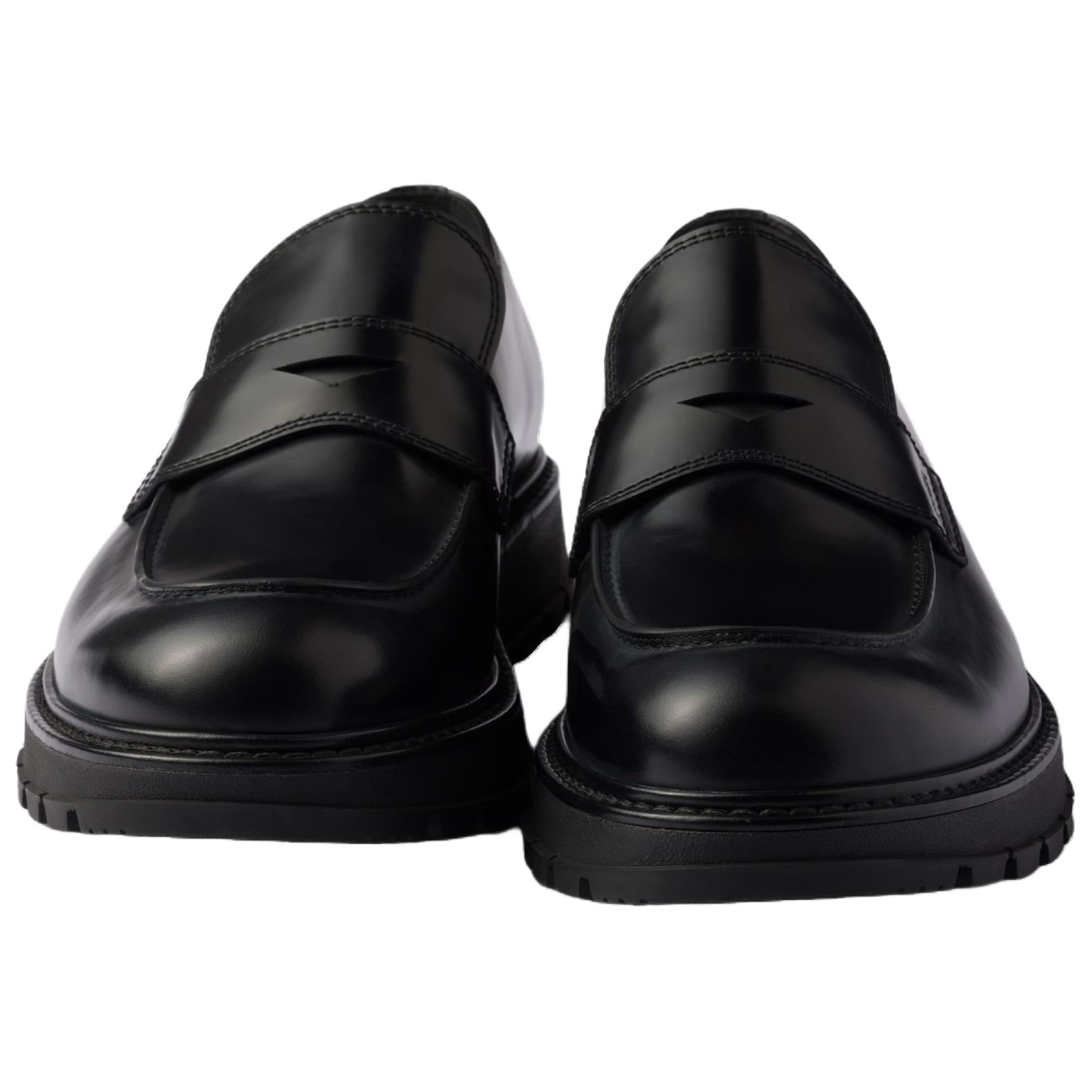 Мужские туфли Prada 3.5cm (черные) — фото 5