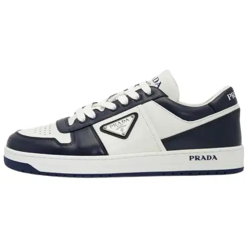 PRADA Downtown Low top Skateboard Shoes Men's Blue