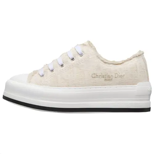DIOR Walk'n'Dior Low top Skateboard Shoes Women's Beige