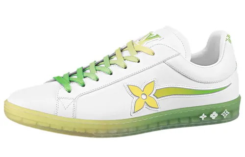 LOUIS VUITTON Luxembourg Samothrace Trainers 'White Yellow Green'