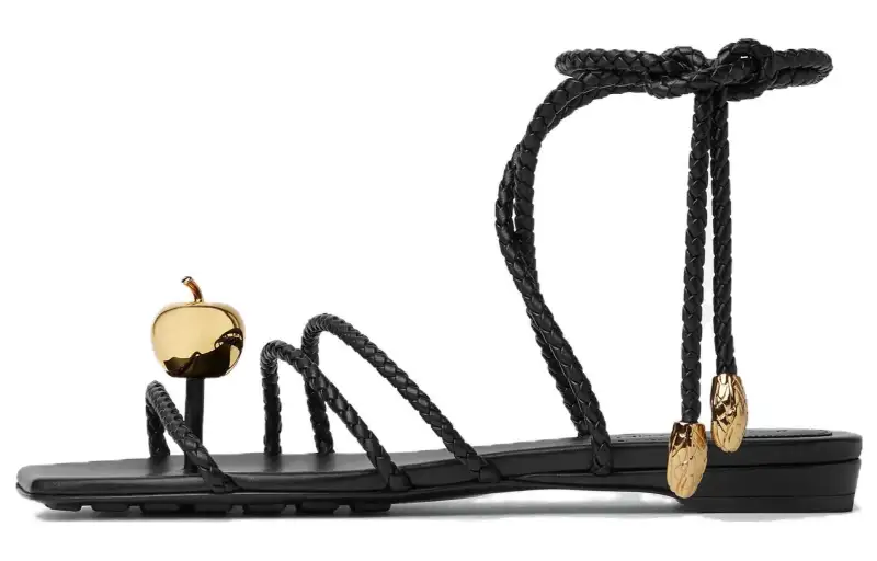 Bottega Veneta Adam Flat Sandals Women's