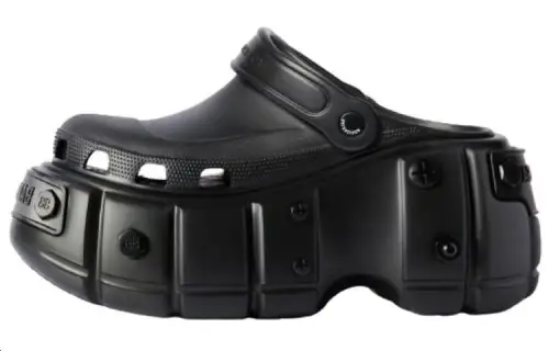 Crocs x Balenciaga Closed Toe Slippers Women's Black