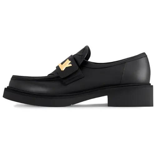LOUIS VUITTON Academy Loafers 2cm Women's Black
