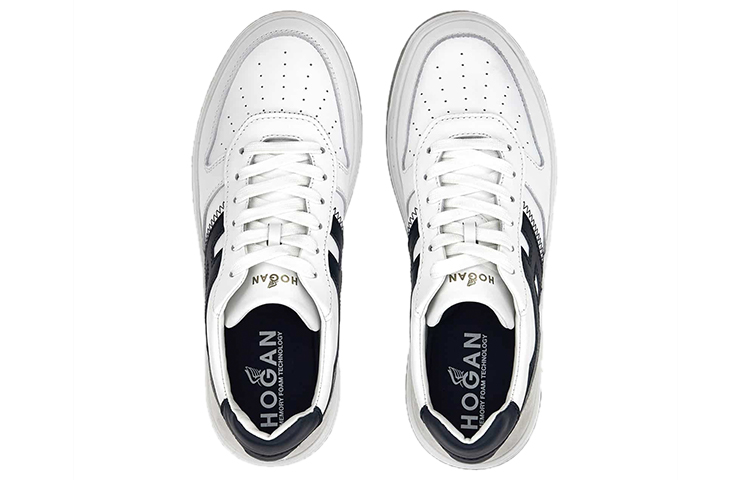 HOGAN H630 Low top Stylish Skateboarding Shoes Men's White