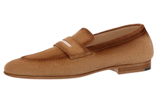 LOUIS VUITTON Glove Leather Casual Shoes Men's Tawny