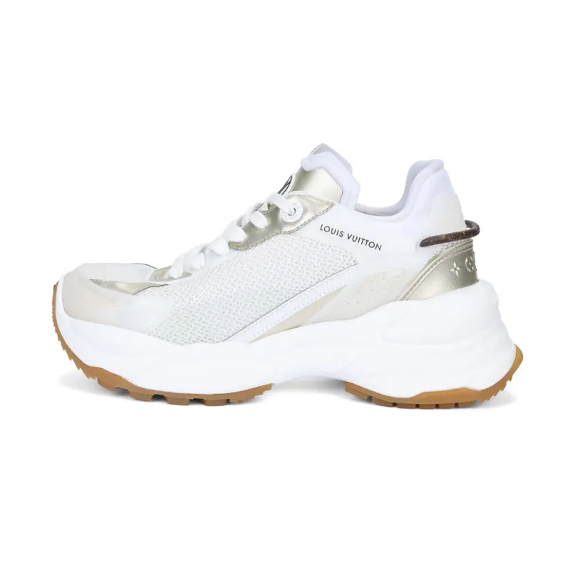 LOUIS VUITTON Lv Run 55 Trainers 'White Gold' Women's