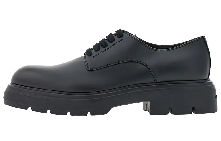 FERRAGAMO Lace-up Leather Derby Shoes