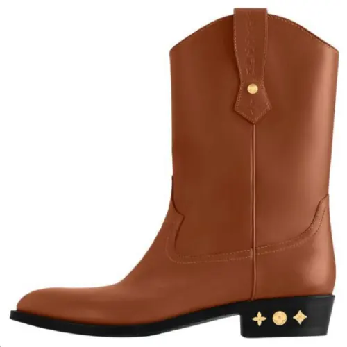 LOUIS VUITTON Rider Ankle Boots Men's Brown