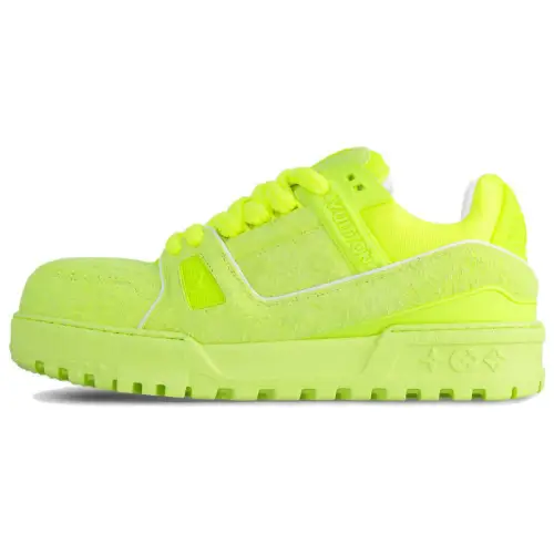 LOUIS VUITTON Trainer Maxi Low top Skateboard Shoes Men's Yellow