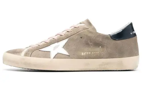 Golden Goose Super Star Low top Skateboard Shoes Men's Umber