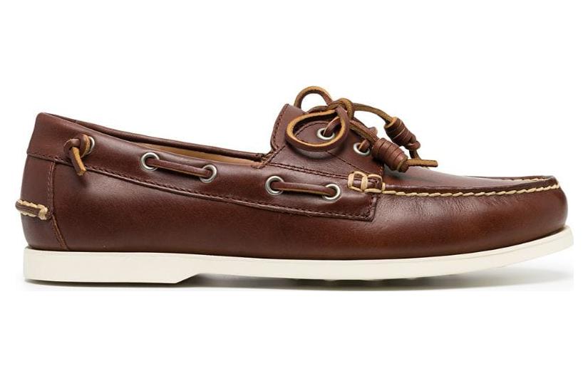 Polo Ralph Lauren Merton leather boat shoes
