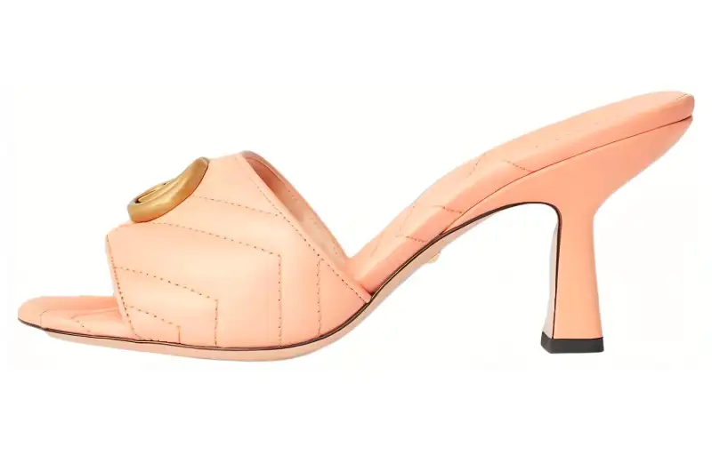 GUCCI Slide Slippers Women's Pink