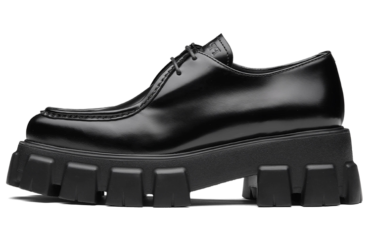 Женские туфли Prada Monolith (черные)