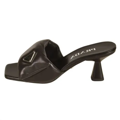 PRADA Slide Slippers 5cm Women's Black