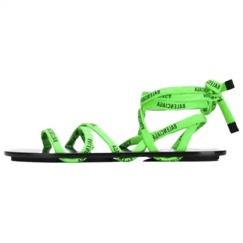 Balenciaga One Strap Sandals Women's Green