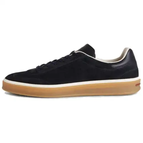 Loro Piana Suede Low top Skateboard Shoes Unisex Black