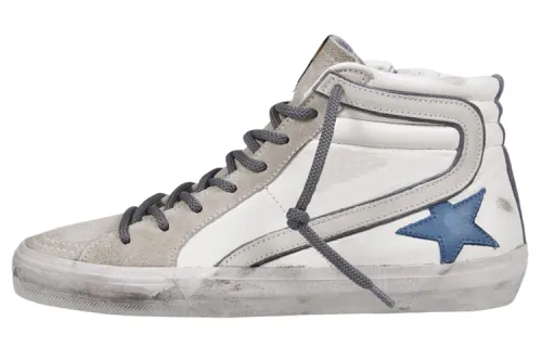 Golden Goose Leather Distressed High-top Sneakers