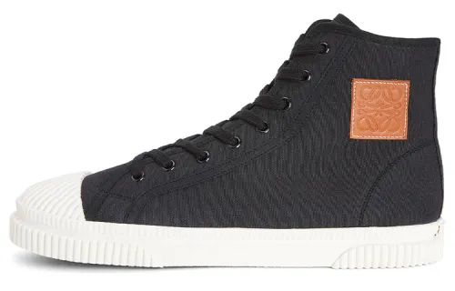 LOEWE High top Canvas Shoes Men's Black