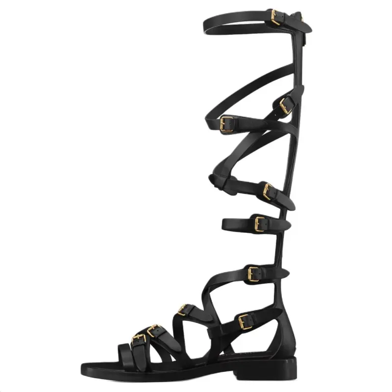 DIOR L'Amazone Roman Sandals 3.8cm Women's Black