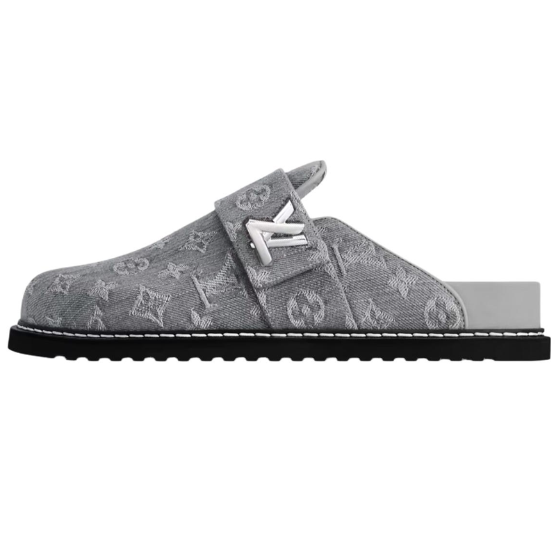 Женские сабо Louis Vuitton Cosy comfort (серый)