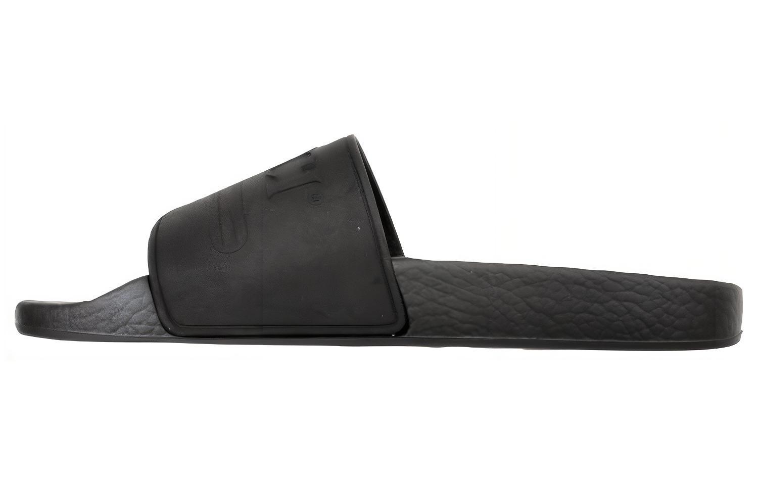 Gucci Wmns Logo Rubber Slide 'Black' Women's