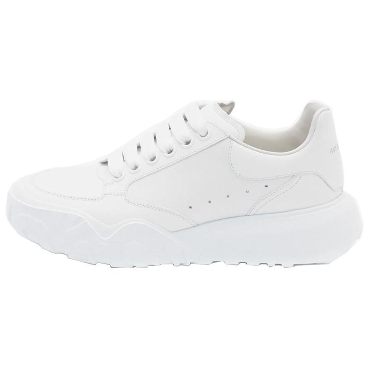 Женские кеды Alexander McQueen Court Trainer (белые)