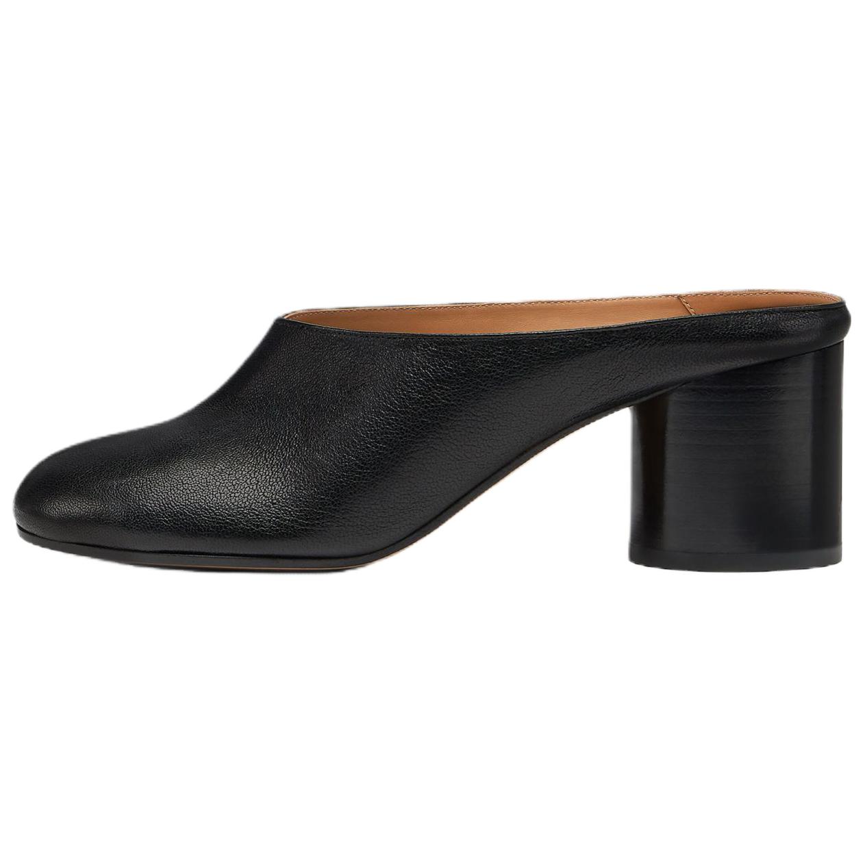 Женские сабо Maison Margiela Tabi (черные)
