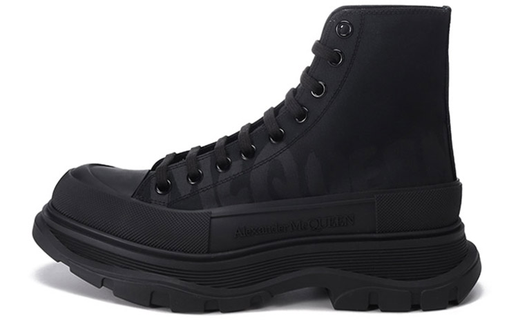Мужские ботинки Alexander McQueen Tread Slick (черные)