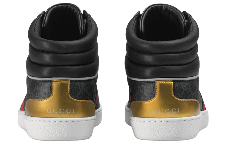 Мужские кеды Gucci ACE (черные) — фото 4