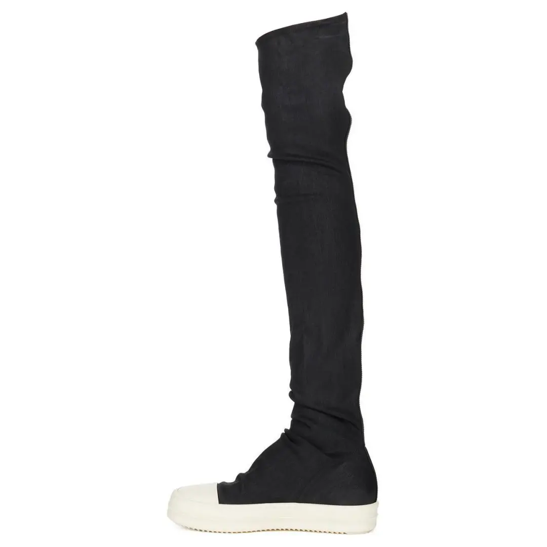 Rick Owens DRKSHDW Porterville Over the knee Boots Women's Black