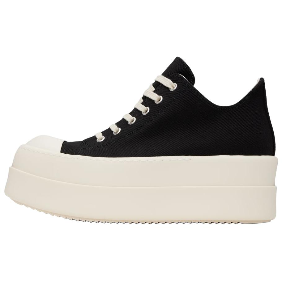 Мужские кеды Rick Owens DRKSHDW Double Bumper (черные)