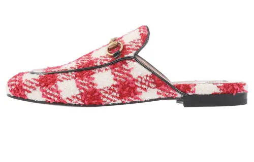 GUCCI Closed Toe Slippers Women's Red