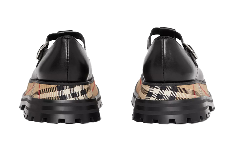 Burberry VINTAGE Platform Shoes Women's Black