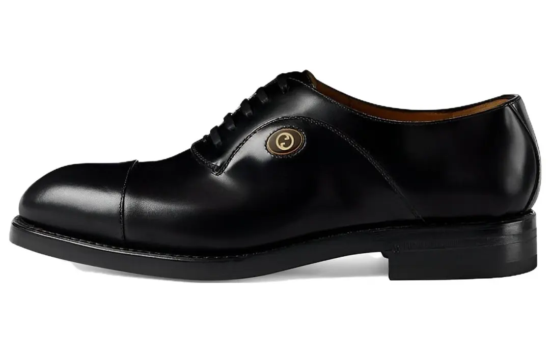 GUCCI Dress Shoes Men's Low Top Black
