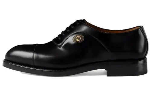 GUCCI Dress Shoes Men's Low Top Black