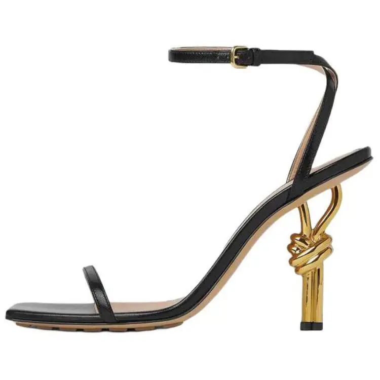 Bottega Veneta Knot Heeled Sandals Women's
