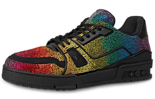 LOUIS VUITTON Trainer Sneakers 'Glitter Rainbow'