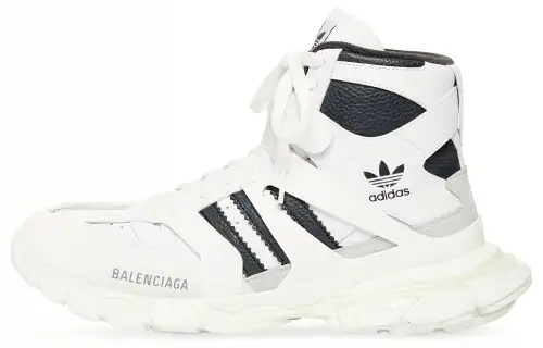 Balenciaga X Adidas Originals Track Forum Sneakers 'White Black'