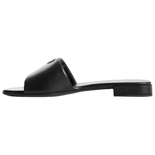 PRADA Rubber Slide Slippers Women's Black