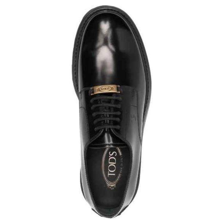 TOD'S Leather Men's Casual Shoes Men's Black